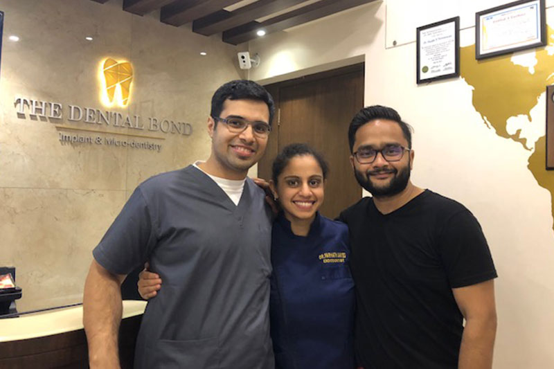 Happy patient with Dentist